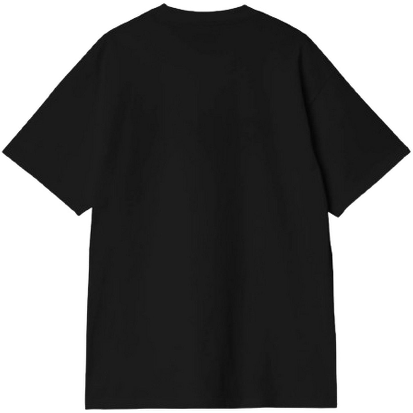 T-shirt Uomo Carhartt Wip - S/S Label Script T-Shirt - Nero