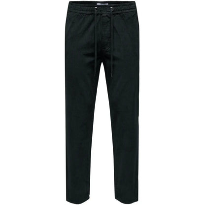 Pantaloni Uomo Only & Sons - Onslinus Tap Corduroy 0185 Pant Noos - Nero