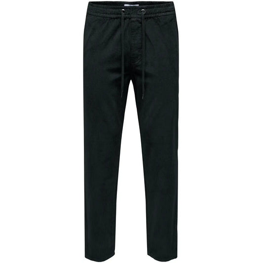 Pantaloni Uomo Only & Sons - Onslinus Tap Corduroy 0185 Pant Noos - Nero