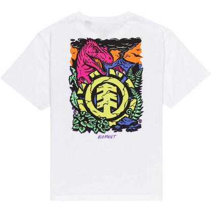 T-shirt Ragazzo Element - Jurassic Tees - Bianco