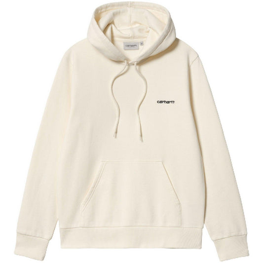 Felpe con cappuccio Uomo Carhartt Wip - Hooded Script Embroidery - Bianco