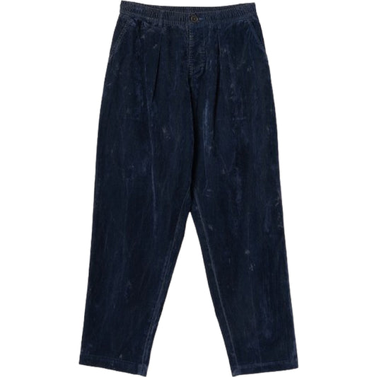 Pantaloni Uomo Universal Works - Pleated Track Pant - Blu