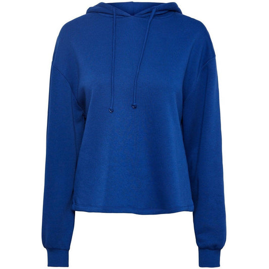 Felpe con cappuccio Donna Pieces - Pcchilli Ls Hoodie Noos Bc - Blu