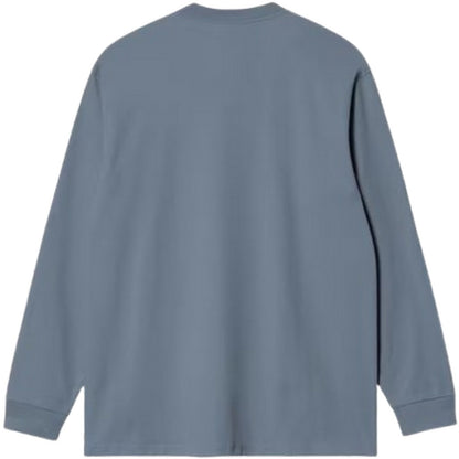 Maglie a manica lunga Uomo Carhartt Wip - L/S Chase T-Shirt - Celeste