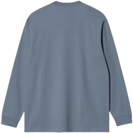 Maglie a manica lunga Uomo Carhartt Wip - L/S Chase T-Shirt - Celeste