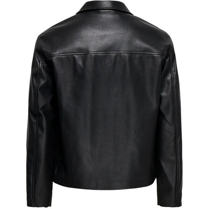 Giacche Uomo Only & Sons - Onsjack Pu Jacket Otw - Nero