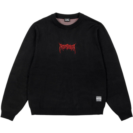 Maglioni Uomo Propaganda - Knitwear Ribs Spider - Nero