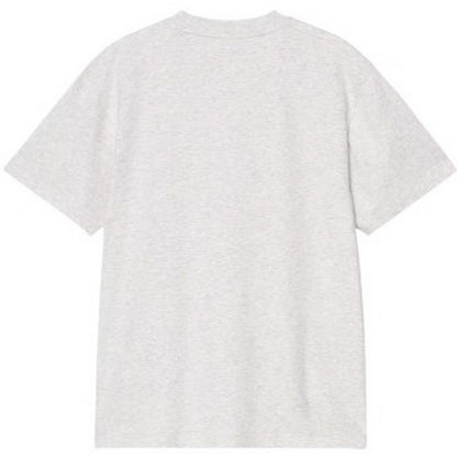 T-shirt Donna Carhartt Wip - W' S/S Script Embroidery T-S - Grigio