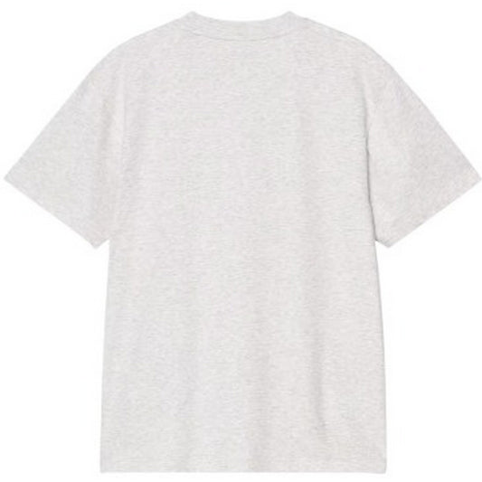 T-shirt Donna Carhartt Wip - W' S/S Script Embroidery T-S - Grigio