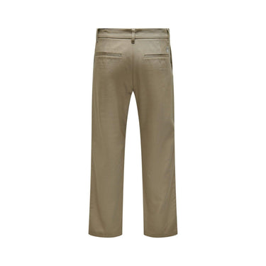 Only & Sons Pantalon pour hommes - Onsedge-Ed Loose 0073 Pant Noos - Beige