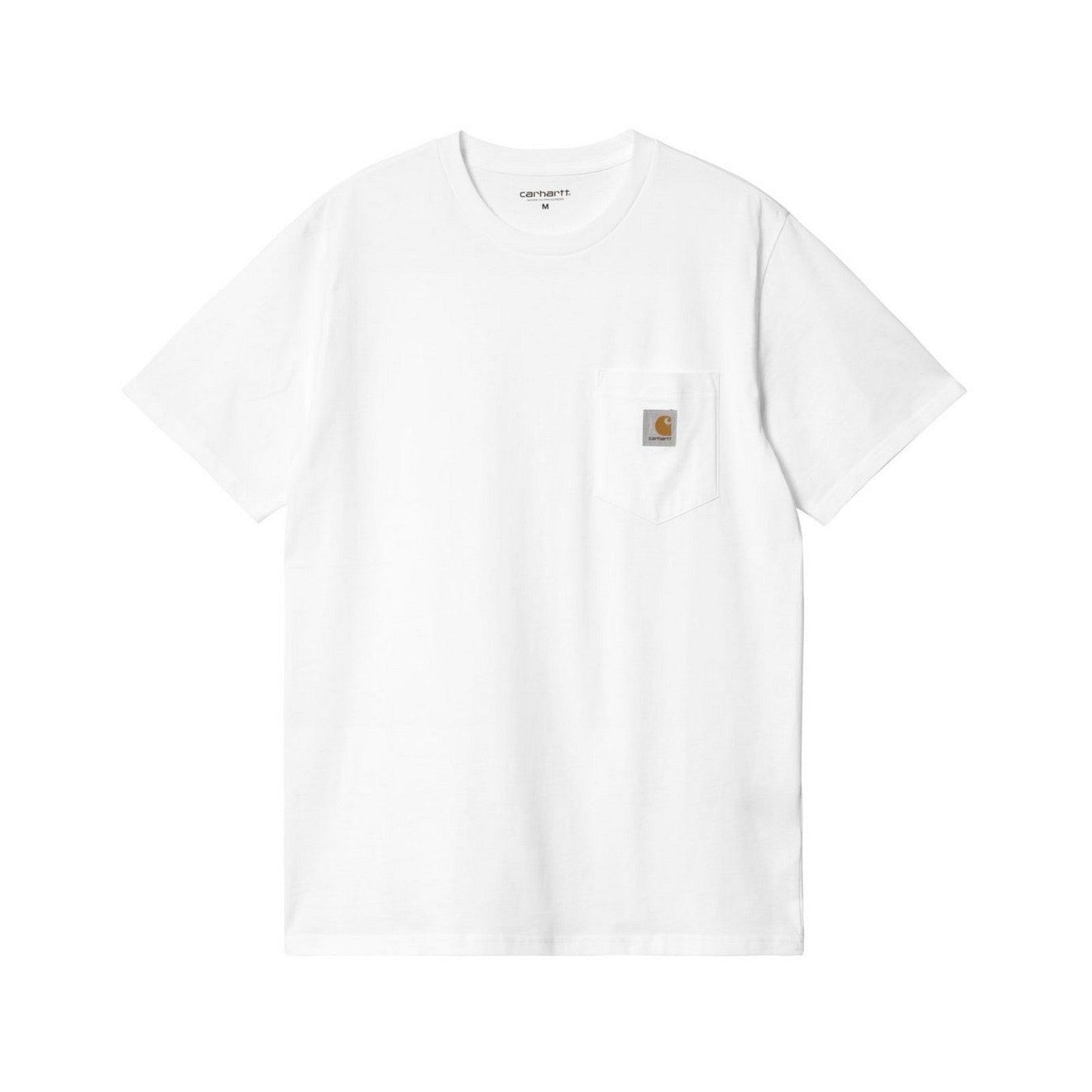 T-shirt Uomo Carhartt Wip - S/S Pocket T-Shirt - Bianco