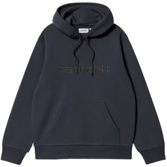 Felpe con cappuccio Uomo Carhartt Wip - Hooded Carhartt Sweat - Blu