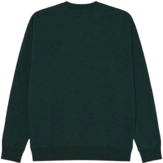 Felpe senza cappuccio Uomo Obey - Established Works Bold Crew Ii Fleece - Verde