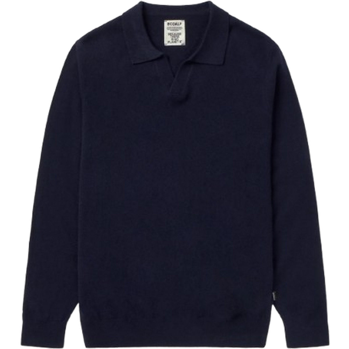 Maglioni Uomo Ecoalf - Mopane Wool Knit Man - Blu