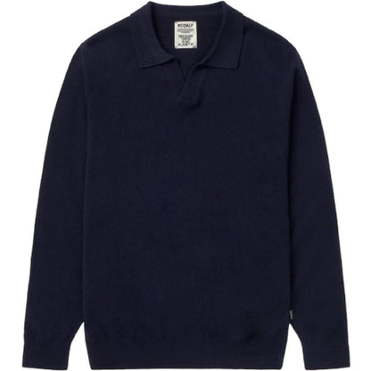 Maglioni Uomo Ecoalf - Mopane Wool Knit Man - Blu