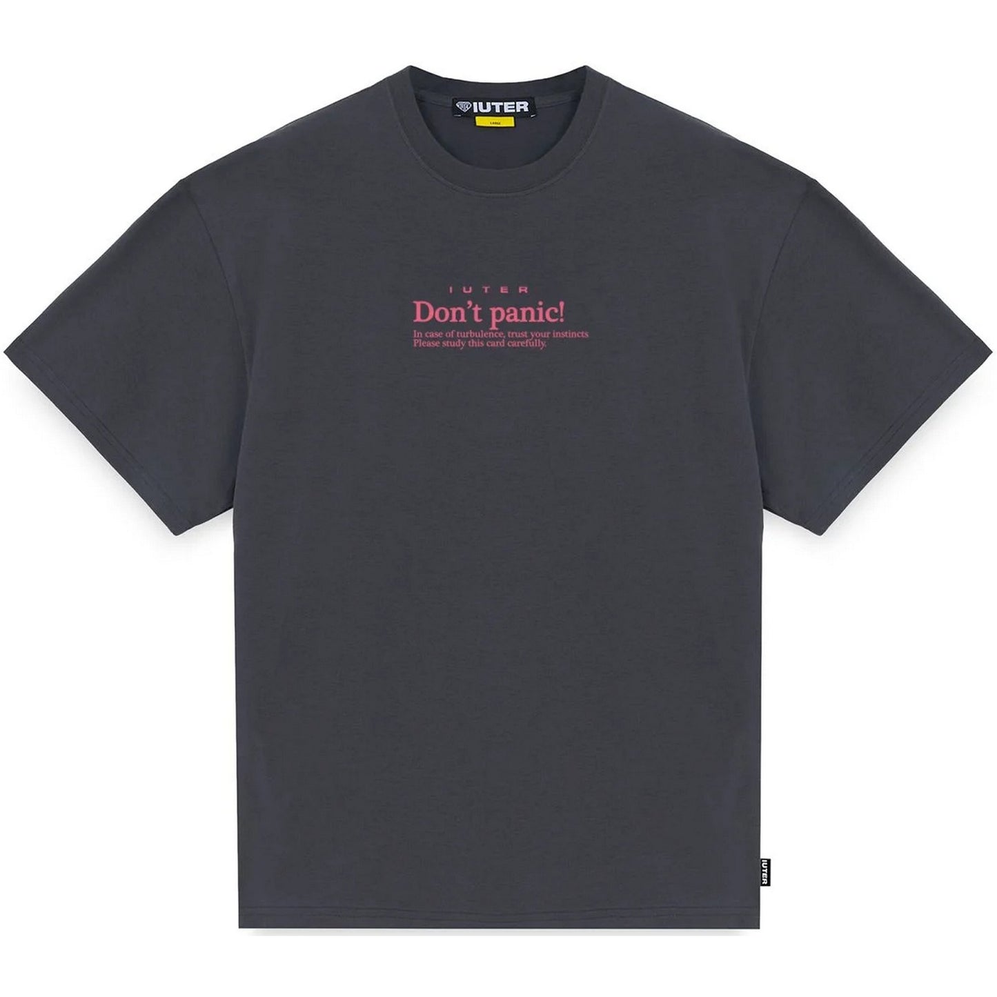 T-shirt Uomo Iuter - Don't Panic Tee - Grigio
