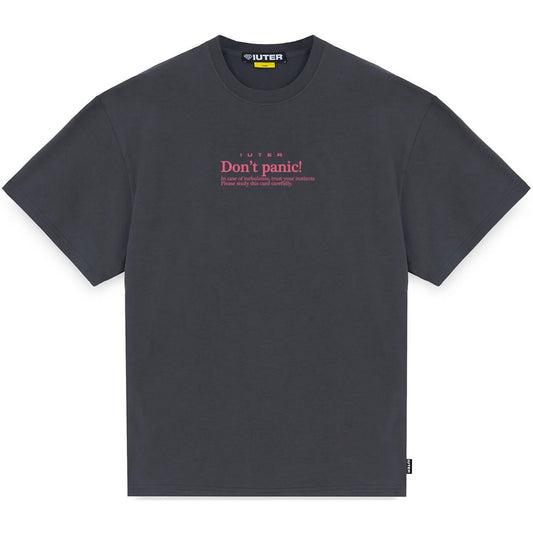 T-shirt Uomo Iuter - Don't Panic Tee - Grigio