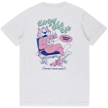 T-shirt Uomo Iriedaily - Fresh Supply Tee - Bianco