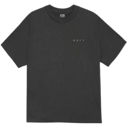 T-shirt Uomo Obey - Obey Architecture Of The Universe Tee - Nero
