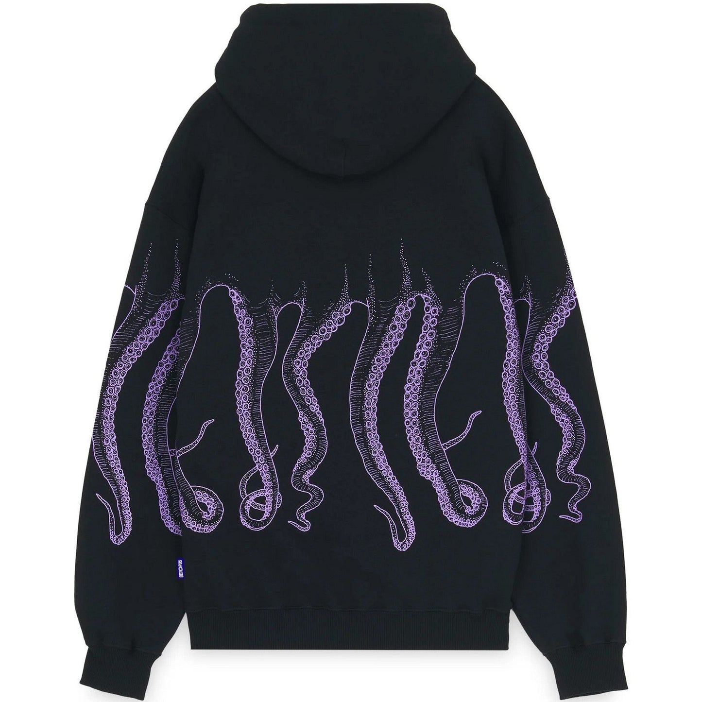 Felpe con cappuccio Uomo Octopus - Octopus Outline Hoodie - Nero