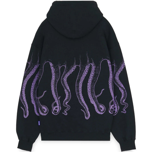 Felpe con cappuccio Uomo Octopus - Octopus Outline Hoodie - Nero