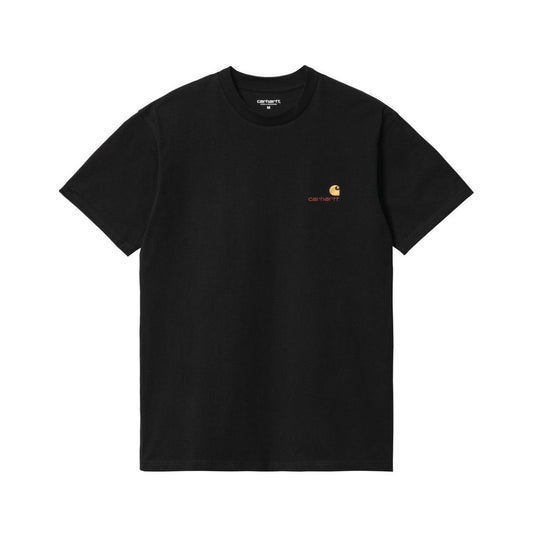 T-shirt Uomo Carhartt Wip - S/S American Script - Nero