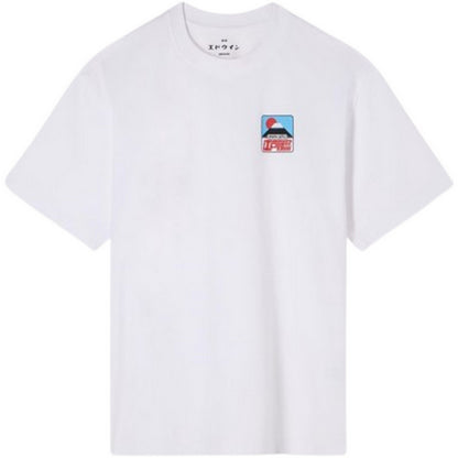T-shirt Uomo Edwin - Sunset On Fuji San Ts Ss - Bianco