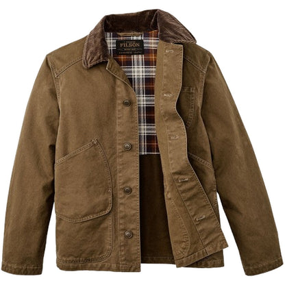 Giacche Uomo Filson - Canvas Outfitter Jacket - Marrone