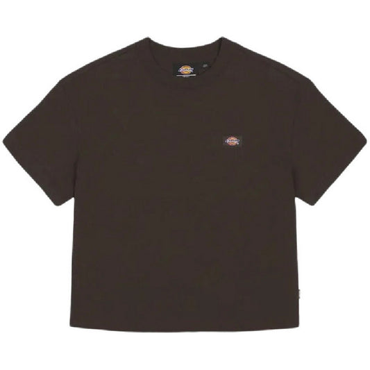 T-shirt Donna Dickies - Oakport Boxy Tee Ss W - Marrone