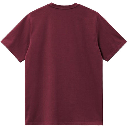 T-shirt Uomo Carhartt Wip - S/S American Script - Bordeaux