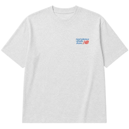 T-shirt Uomo New Balance - Athletics Premium Logo T-Shirt - Grigio