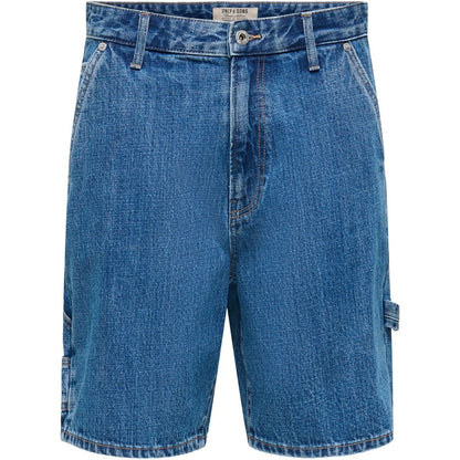 Pantaloncini Uomo Only & Sons - Onsfade Carp. Mb 8239 Dot Dnm Shorts Ww - Blu