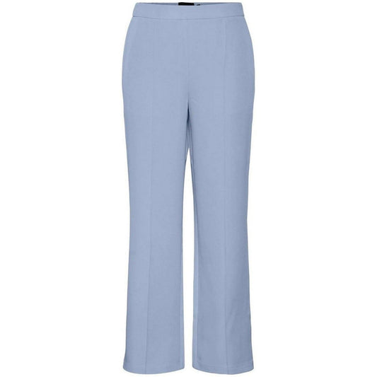 Pantaloni Donna Pieces - Pcbossy Hw Wide Pants Noos - Blu