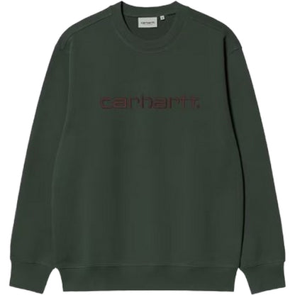 Felpe senza cappuccio Uomo Carhartt Wip - Carhartt Sweat - Verde
