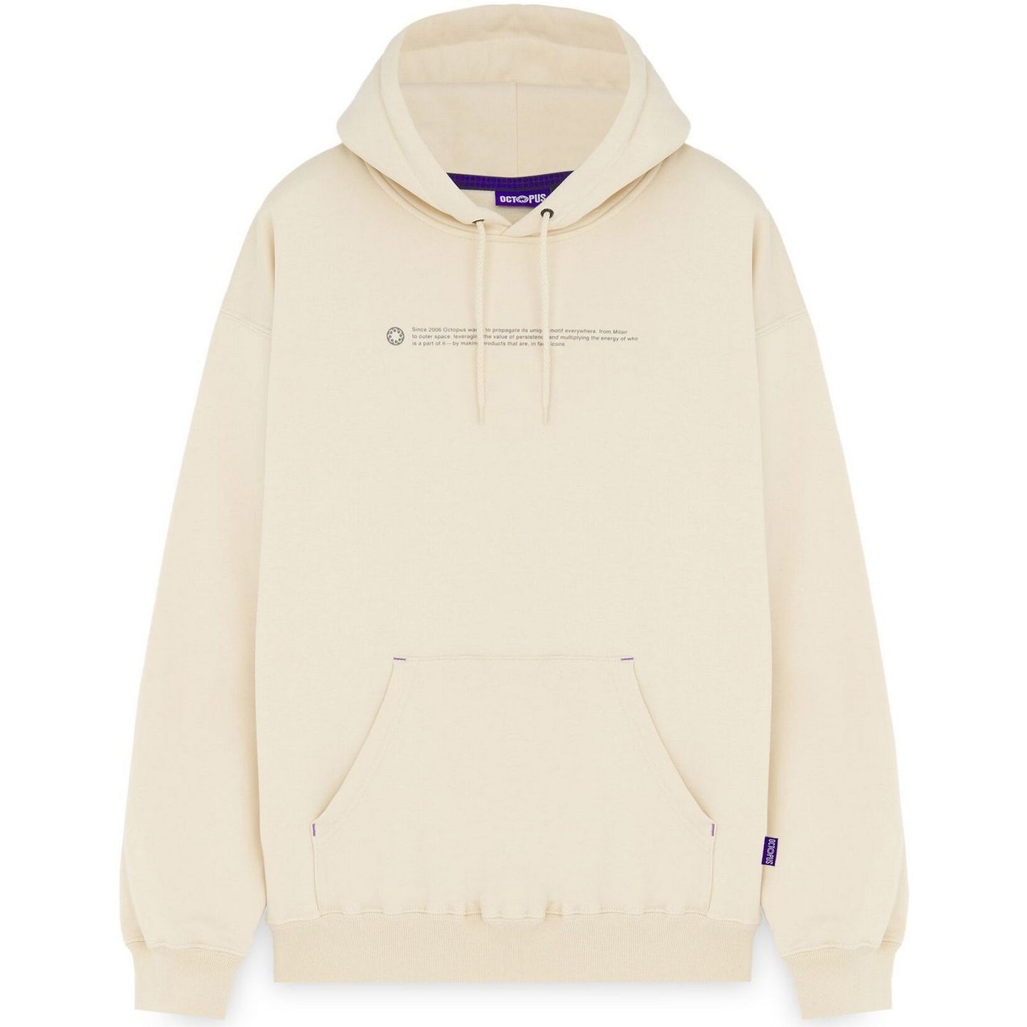 Felpe con cappuccio Uomo Octopus - Outline Logo Hoodie - Beige