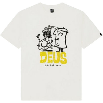 T-shirt Uomo Deus Ex Machina - Erasarolgy Tee - Bianco