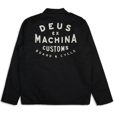 Męskie kurtki Deus Ex Machina – Workshop Coach Jacket – Czarne