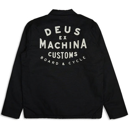 Giacche Uomo Deus Ex Machina - Workshop Coach Jacket - Nero