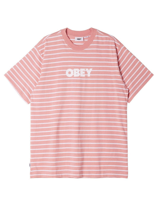 T-shirt Uomo Obey - Bold Times Tee Ss - Rosa