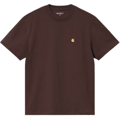 T-shirt Donna Carhartt Wip - W' S/S Chase T-Shirt - Marrone