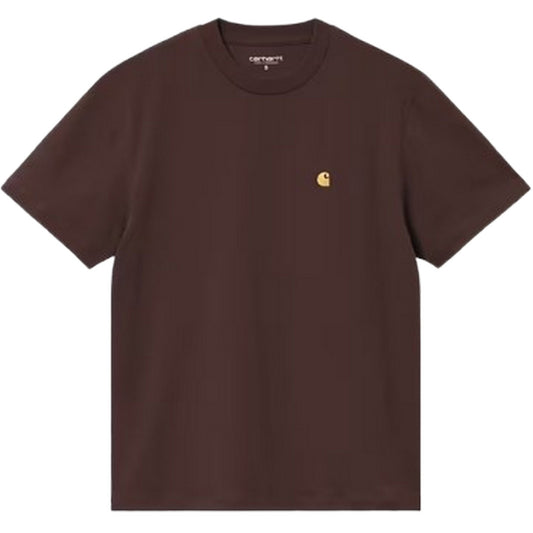 T-shirt Donna Carhartt Wip - W' S/S Chase T-Shirt - Marrone