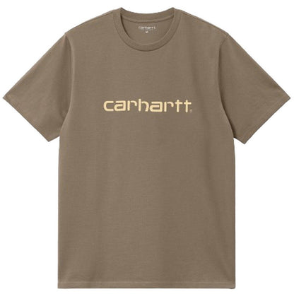 T-shirt Uomo Carhartt Wip - S/S Script T-Shirt - Marrone