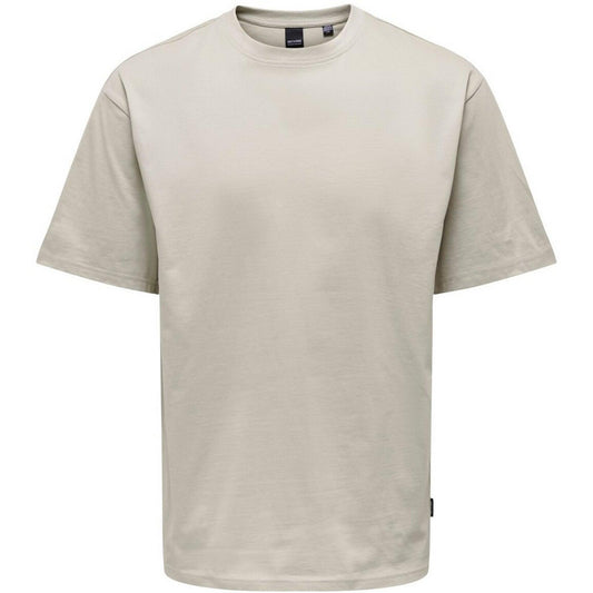 T-shirt Uomo Only & Sons - Onsfred Rlx Ss Tee Noos - Beige