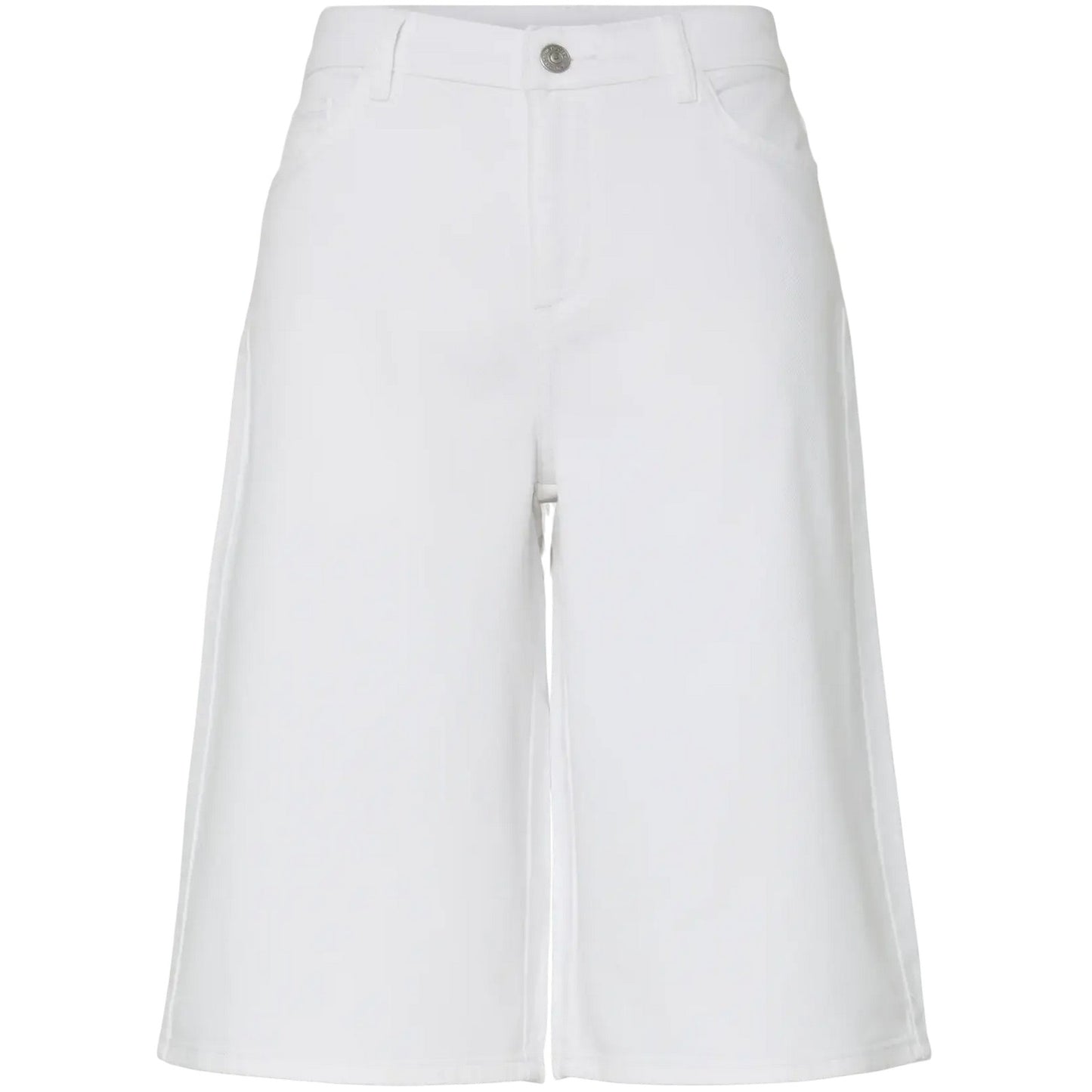 Pantaloncini Donna Pieces - Pcsky Mw Denim Jorts Noos Bc - Bianco