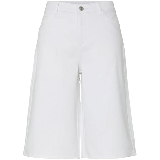 Pantaloncini Donna Pieces - Pcsky Mw Denim Jorts Noos Bc - Bianco