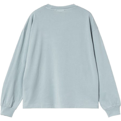 Maglie a manica lunga Donna Carhartt Wip - W' L/S Nelson T-Shirt - Celeste