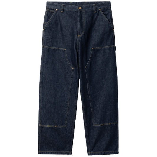 Pantaloni Uomo Carhartt Wip - Nash Dk Pant Cotton Smith Denim - Blu