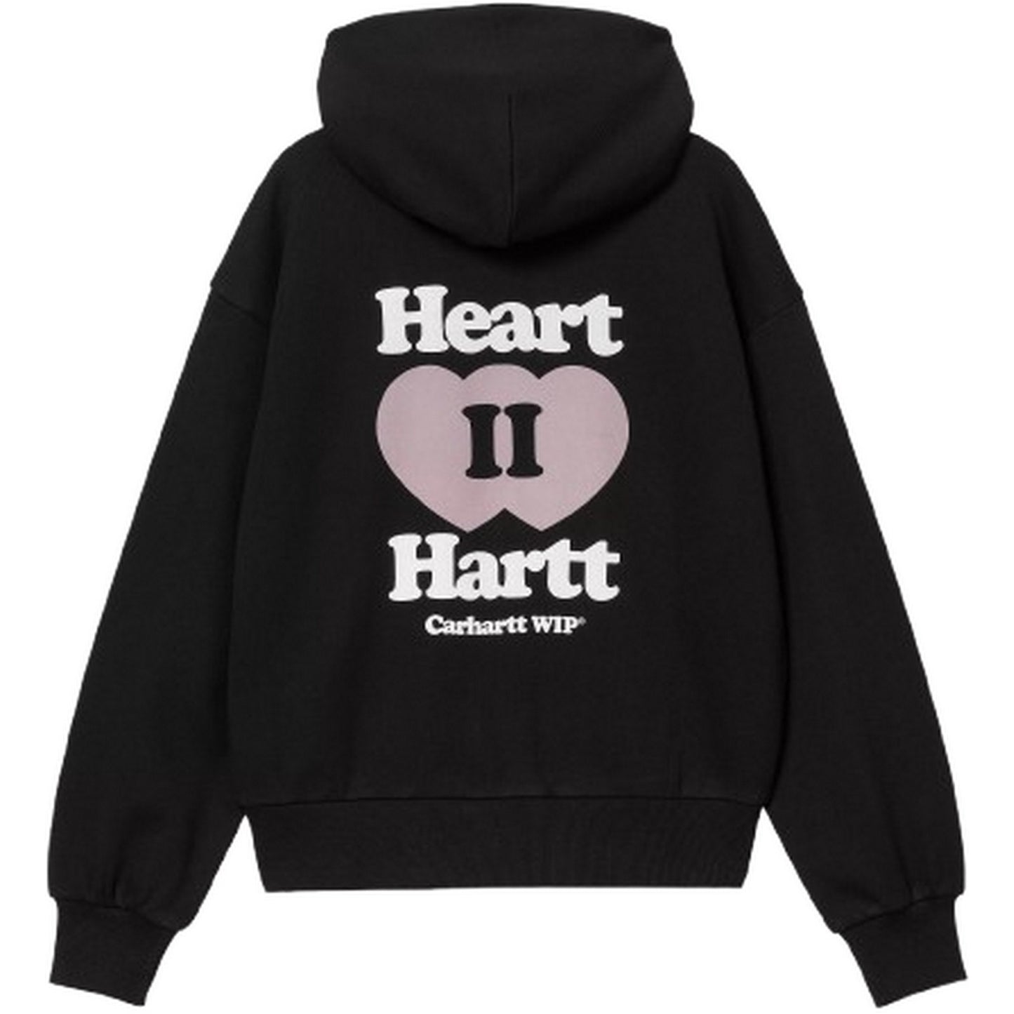Carhartt Wip Women's Jackets - W' Hooded Heart II Hartt Jacket - Black