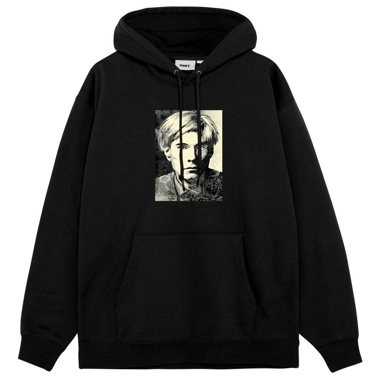 Felpe con cappuccio Uomo Obey - Obey Warhol Fleece - Nero
