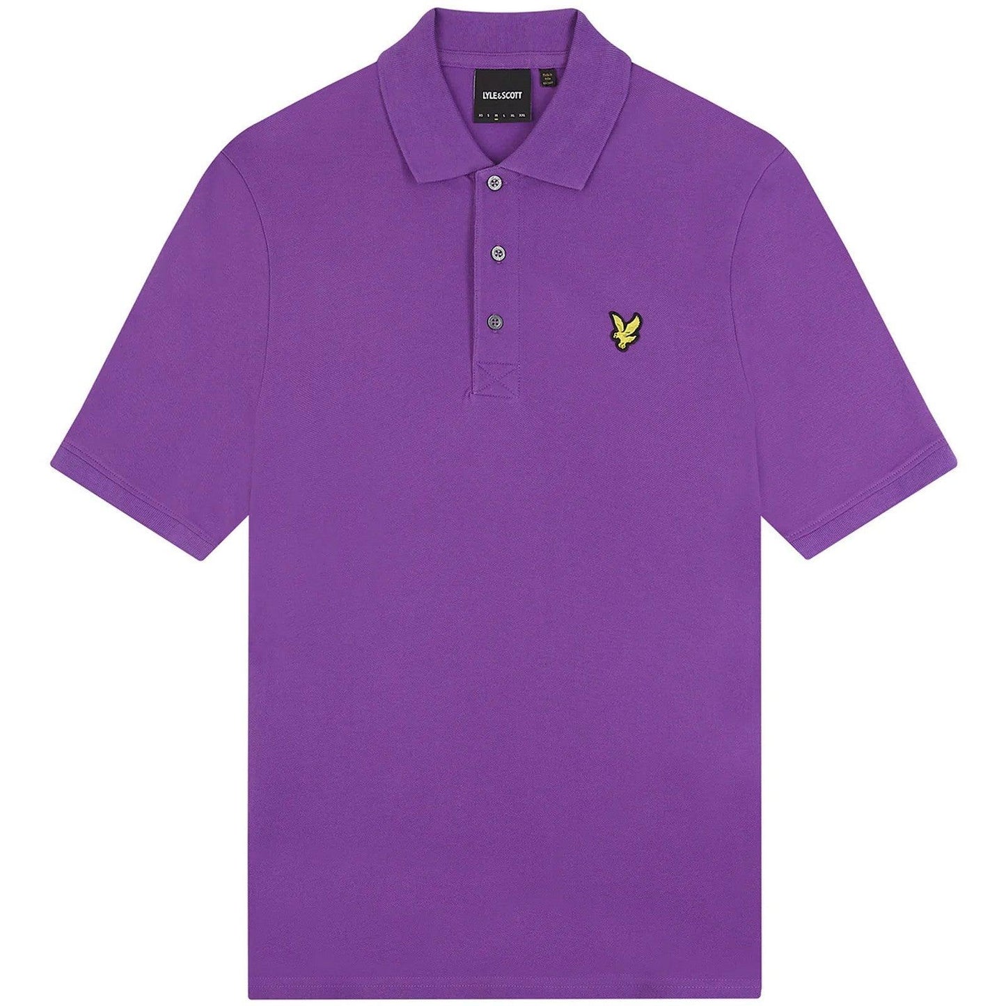 Polo Uomo Lyle & Scott - Plain Polo Shirt - Viola